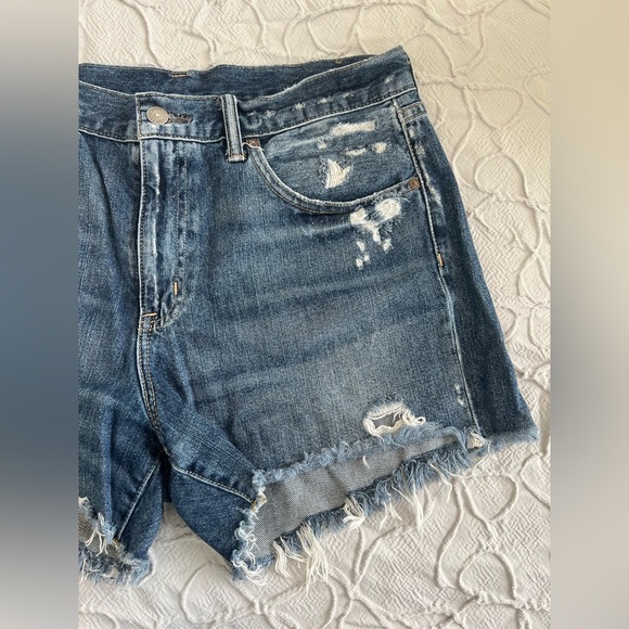 Polo Ralph Lauren Denim Shorts Jean Cut Off  Distressed Size 30 (0534) - Picture 2 of 12